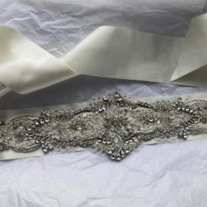 Ivory Bridal Belt